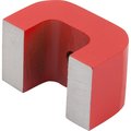 Kipp Magnet Horseshoe Magnet Size:1 H=20 Alnico, Red, Rectangular K0560.01